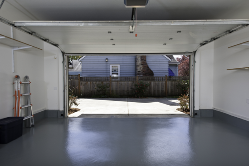garage floor install
